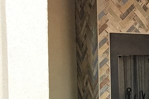 Cabana Seating by Fire Place Round Rock, TX l The Creek Rentals
